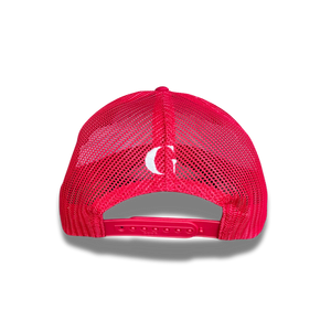 09. MULTI-LOGO TRUCKER | Hazard Red