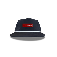 Load image into Gallery viewer, 0007. MULTI-LOGO LASER-PERFORATED | Black (White Rope)
